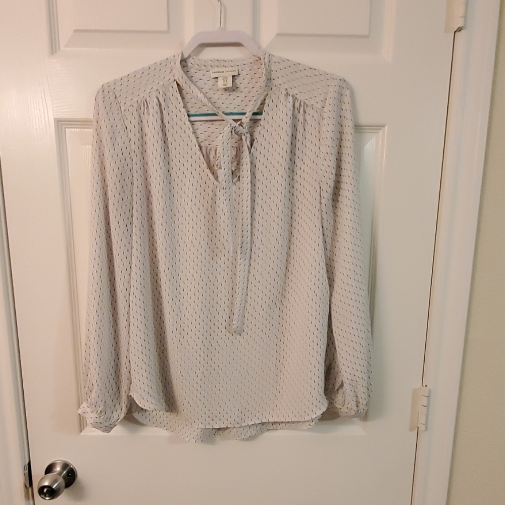 Tie front blouse